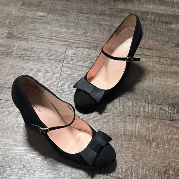 Kate Spade Black Bernie Mary Jane Pumps - Picture 4 of 12
